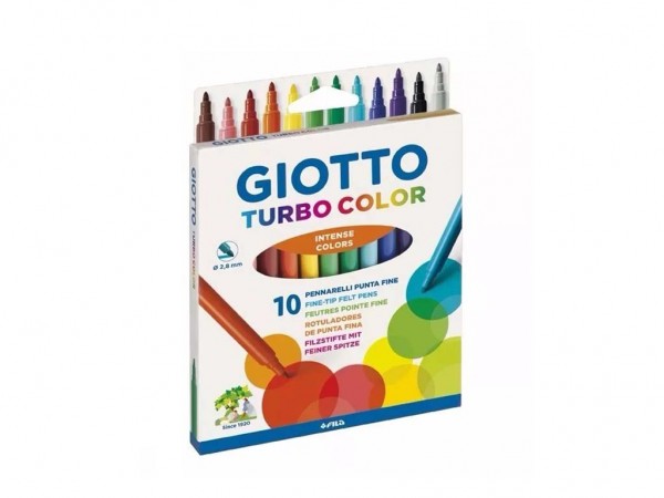 MARCADORES GIOTTO TURBO COLOR x10unid - GIOTTO / LYRA / DAS