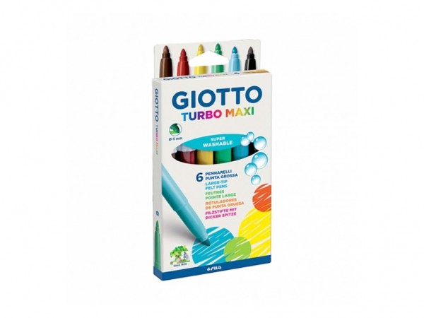 MARCADORES GIOTTO TURBO COLOR x6unid - GIOTTO / LYRA / DAS