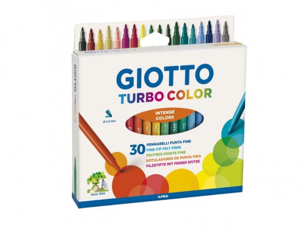 MARCADORES GIOTTO TURBO COLOR x30unid - GIOTTO / LYRA / DAS