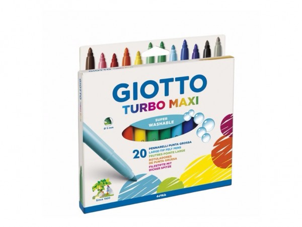 MARCADORES GIOTTO TURBO MAXI x20unid - GIOTTO / LYRA / DAS