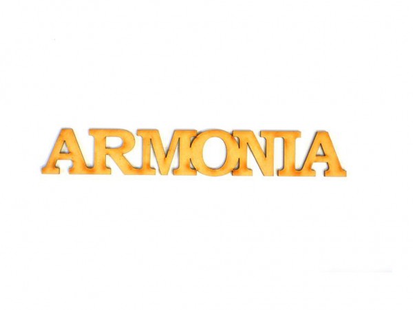 PALABRA ARMONIA (4x23cm) 3mm - IND DEL ARTE / CORTE LASER