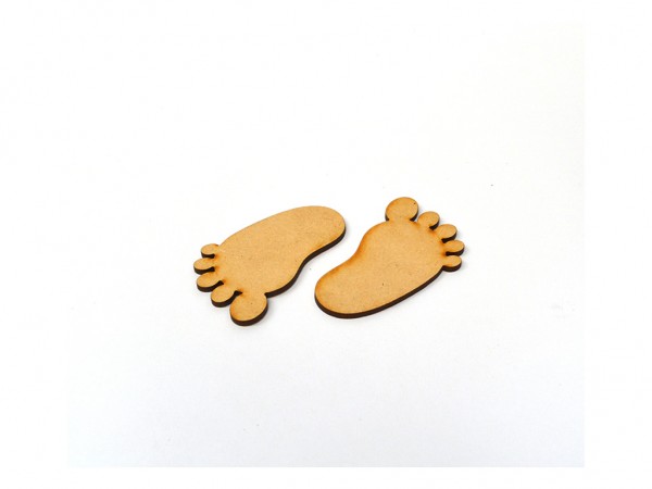 SOUVENIR PIECITOS 8cm 3mm - IND DEL ARTE / CORTE LASER