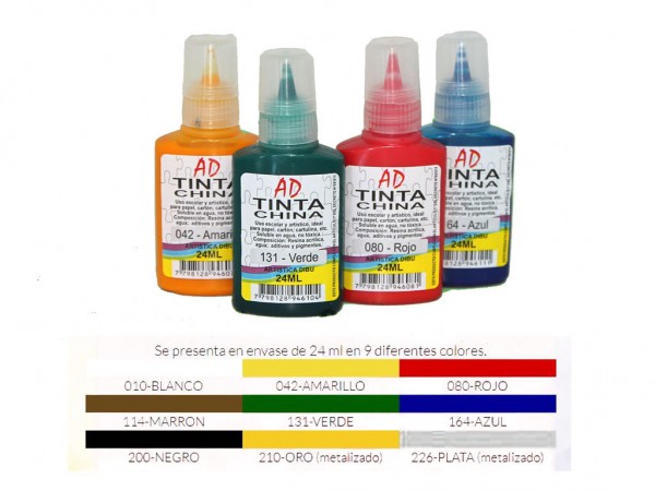 TINTA CHINA AD 164/AZUL 20ml - ARTISTICA DIBU - AD