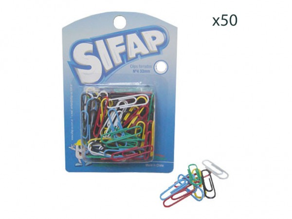 CLIPS SIFAP N6 x50 unid FORRADO DOY PACK - SIFAP