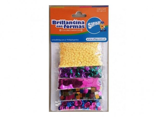 BRILLANTINA SIFAP C/FOR COL MAGICOS x5 - SIFAP