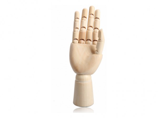 MANO ARTICULADA DE MADERA 25cm - ARTMATE