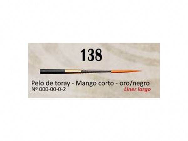 PINCEL AD LINNER S138 N0 PELO LARGO SINT - ARTISTICA DIBU - AD