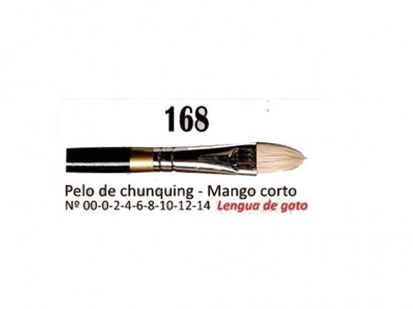 PINCEL AD LENGUA DE GATO S168/00 CERDA - ARTISTICA DIBU - AD