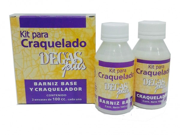 SET CRAQUELADO DEGAS 2X100ML - DEGAS PLUS