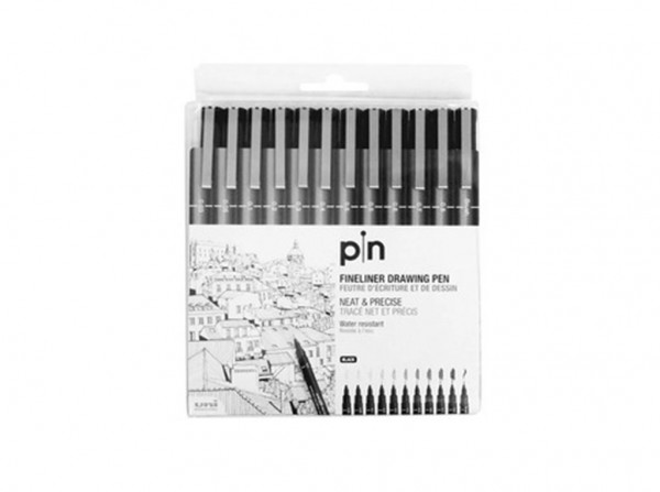 ESTILOGRAFO MITSUB PIN CAJA x12 SURT - STAEDTLER