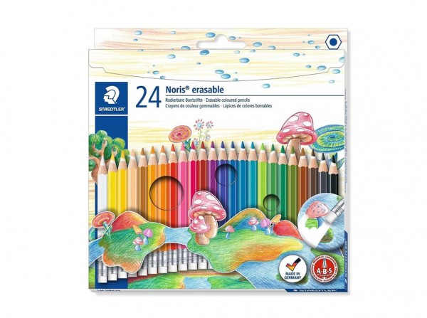 LAPICES COLOR BORRABLES x24 unid STAED - STAEDTLER