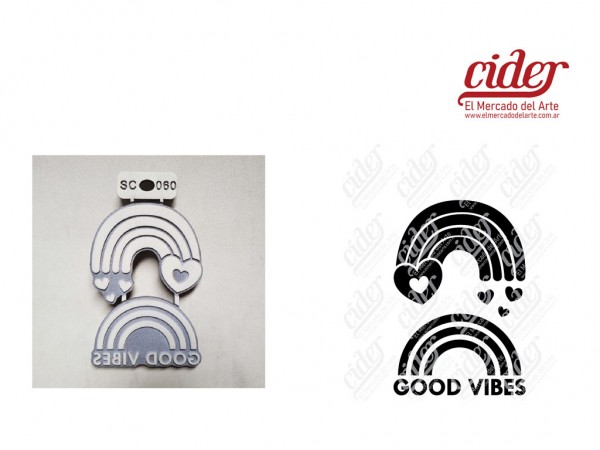 SELLOS SC060/ARCO IRIS N3 x85mm x2 - IND DEL ARTE / CORTE LASER