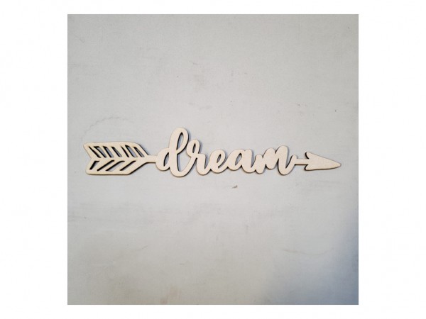 FLECHA DREAMS 6x32cm 5mm - IND DEL ARTE / CORTE LASER