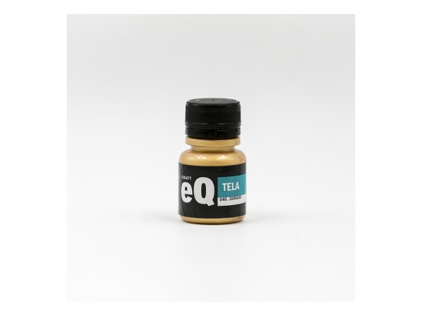 PINTURA TELA EQ 040/DORADO 37cc - EQ ARTE