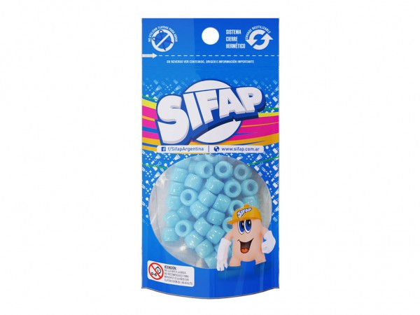 CUENTAS SIFAP PASE ANCHO 20g CELESTE - SIFAP