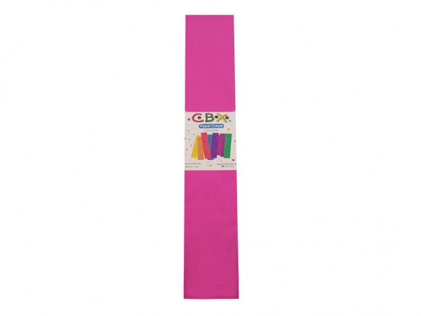 PAPEL CREPE COM FUCSIA 2mx50cm - CBX