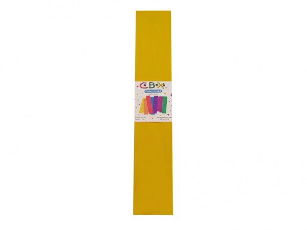 PAPEL CREPE COM AMARILLO ORO 2mx50cm - CBX