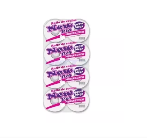ROLLO COCINA PACK 8x200 PAÑOS DESNUDO - LIMPIEZA Y QUIMICOS CIDER