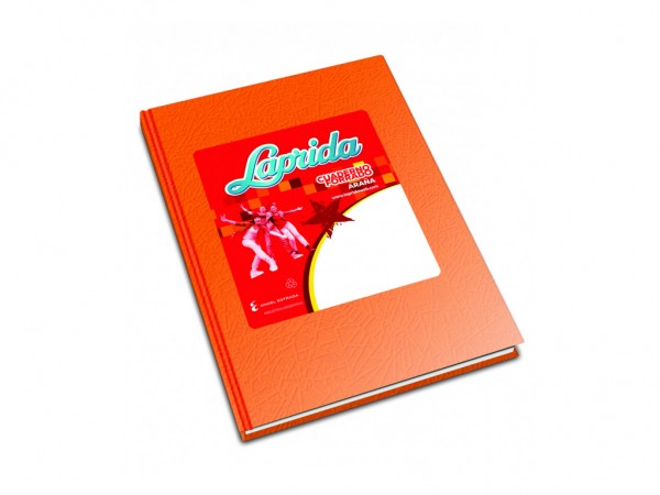 CUADERNO LAPRIDA FORRADO 50H RAY NARANJA - LIBRERIA