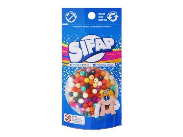 BOLA SIFAP SURTIDO N6 FACETADAS 20g - SIFAP