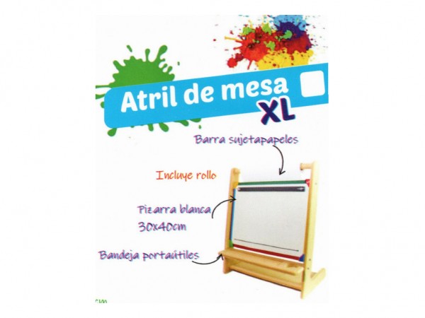 ATRIL INFANTIL MESA XL ACCESORIOS 30x40 - PIZARRAS