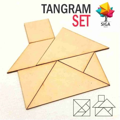 JUEGOS DIDACTICOS TANGRAM 15x15cm - SIGA OBJETOS