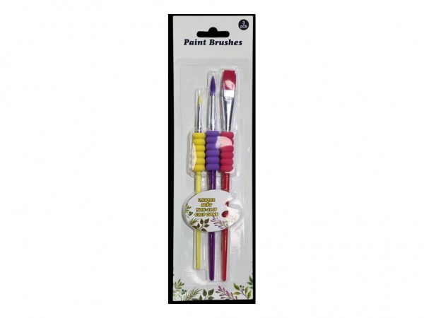 PINCELES AD ERGONOMICOS x3 - ARTISTICA DIBU - AD