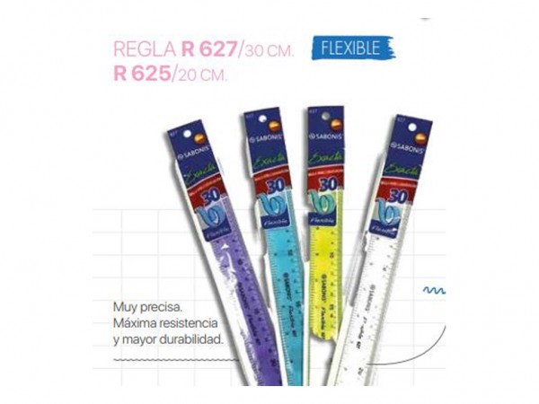 REGLA FLEXIBLE 30cm SABONIS - SABONIS