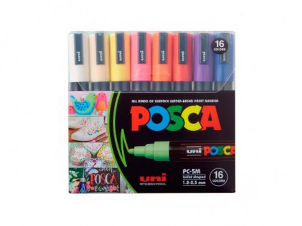 MARCADOR POSCA SET x8 5MM CLASICOS - STAEDTLER