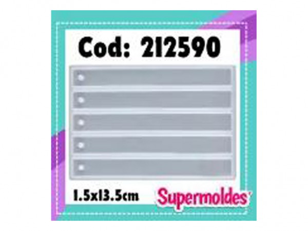 MOLDES SILICONA SE&Ntilde;ALADOR LISO X 5 UN - SUPERMOLDES