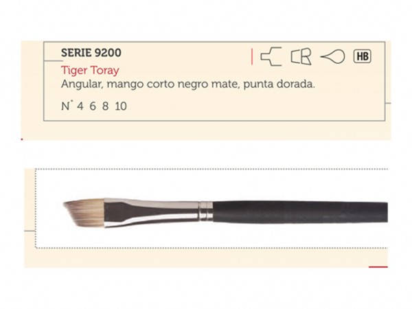 PINCEL CASAN ANGULAR 9200/10 SINTETICO M - CASAN
