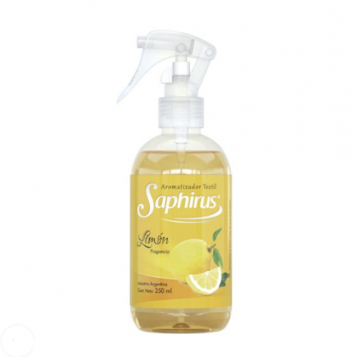 AROMATIZADOR SAPHIRUS TEXTIL LIMON 250ml - LIMPIEZA Y QUIMICOS CIDER