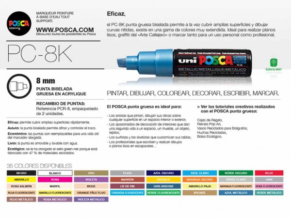 MARCADOR POSCA 8mm - STAEDTLER