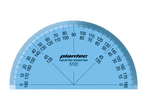 TRANSPORTADOR 5101 C/BISEL 180g 115mm - PLANTEC