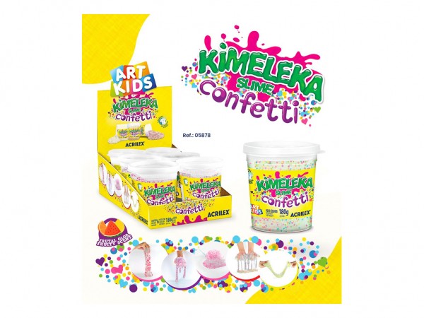 SLIME KIMELETA CONFETTI - ACRILEX