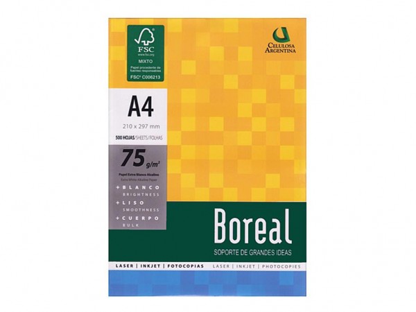 RESMA BOREAL A4 70g 500H - LIBRERIA