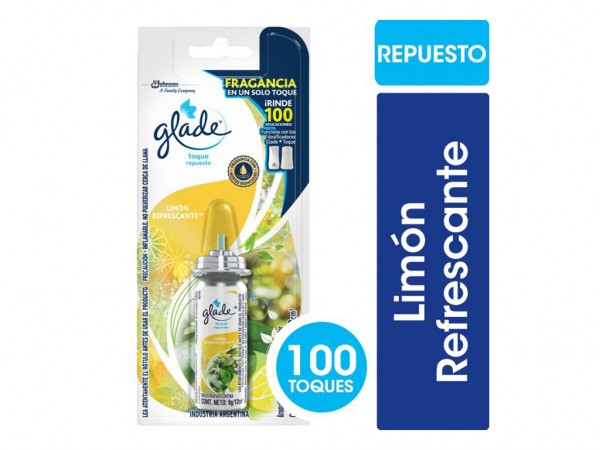 GLADE TOQUE REP LIMON - LIMPIEZA Y QUIMICOS CIDER