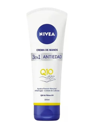 NIVEA CREMA MANOS CUIDADO ANTI EDAD Q10 100ml - LIMPIEZA Y QUIMICOS CIDER