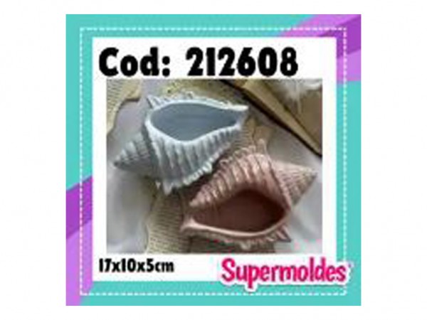 MOLDES SILICONA CARACOL 17X10X5 CM - SUPERMOLDES