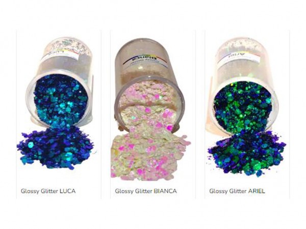 GLITTER GLOSSY ESCAMAS PARA RESINA - RESINA DIAMONT