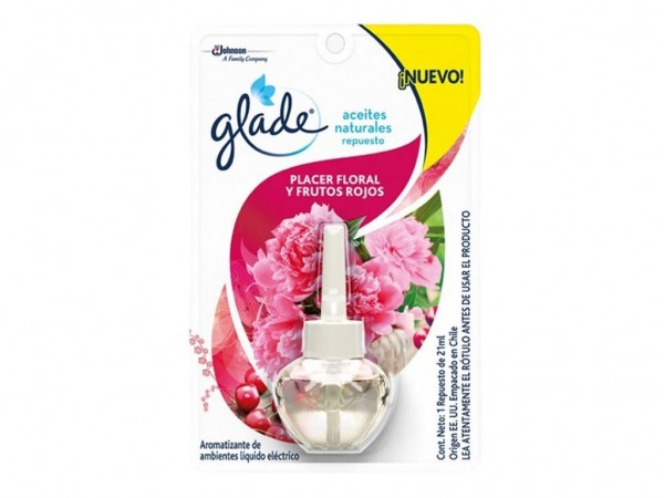 GLADE ACEITE REPUESTO PLACER FLORAL FR - LIMPIEZA Y QUIMICOS CIDER