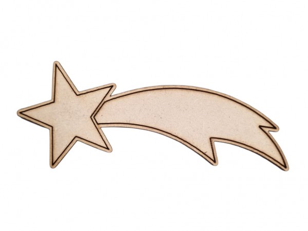 ESTRELLA FUGAZ X 15 CM - IND DEL ARTE / CORTE LASER