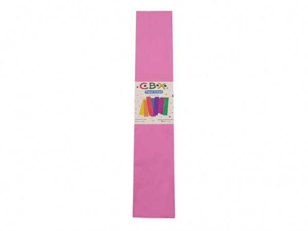 PAPEL CREPE COM ROSA 2mx50cm - CBX