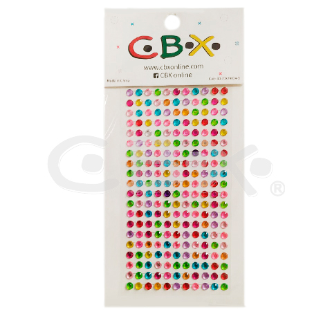 STICKER GR STRASS 10x22cm - CBX