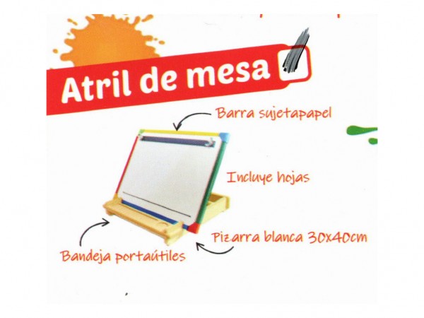 ATRIL INFANTIL MESA 30x40cm - PIZARRAS