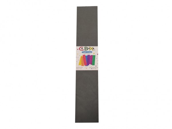 PAPEL CREPE COM GRIS 2mx50cm - CBX