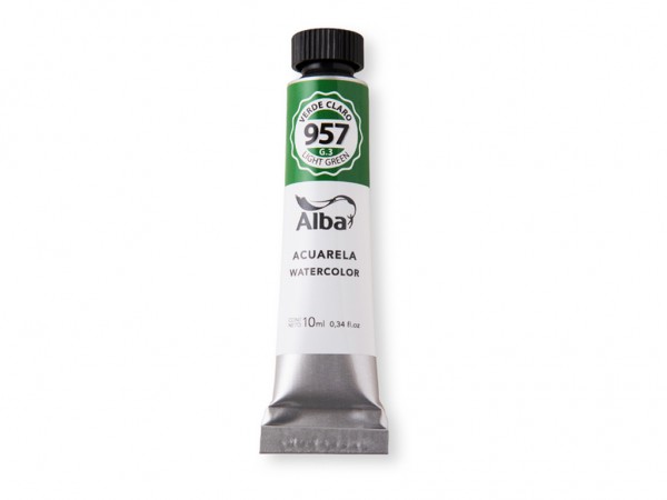 ACUARELA ALBA G3 VERDE CLARO 10ml - ALBA