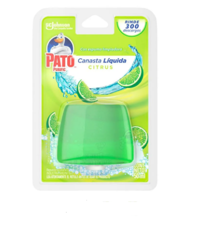 PATO CANASTA LIQUIDA REPUESTO CITRUS - LIMPIEZA Y QUIMICOS CIDER