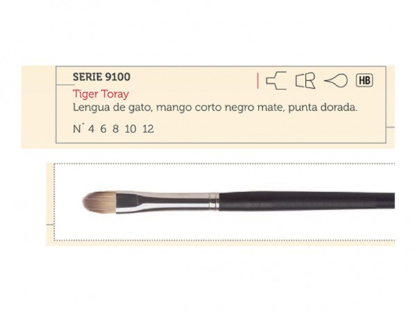 PINCEL CASAN LENGUA DE GATO 9100/10 SINT - CASAN