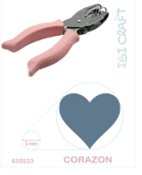 PERFORADORA PINZA CORAZON 5 MM - IBICO